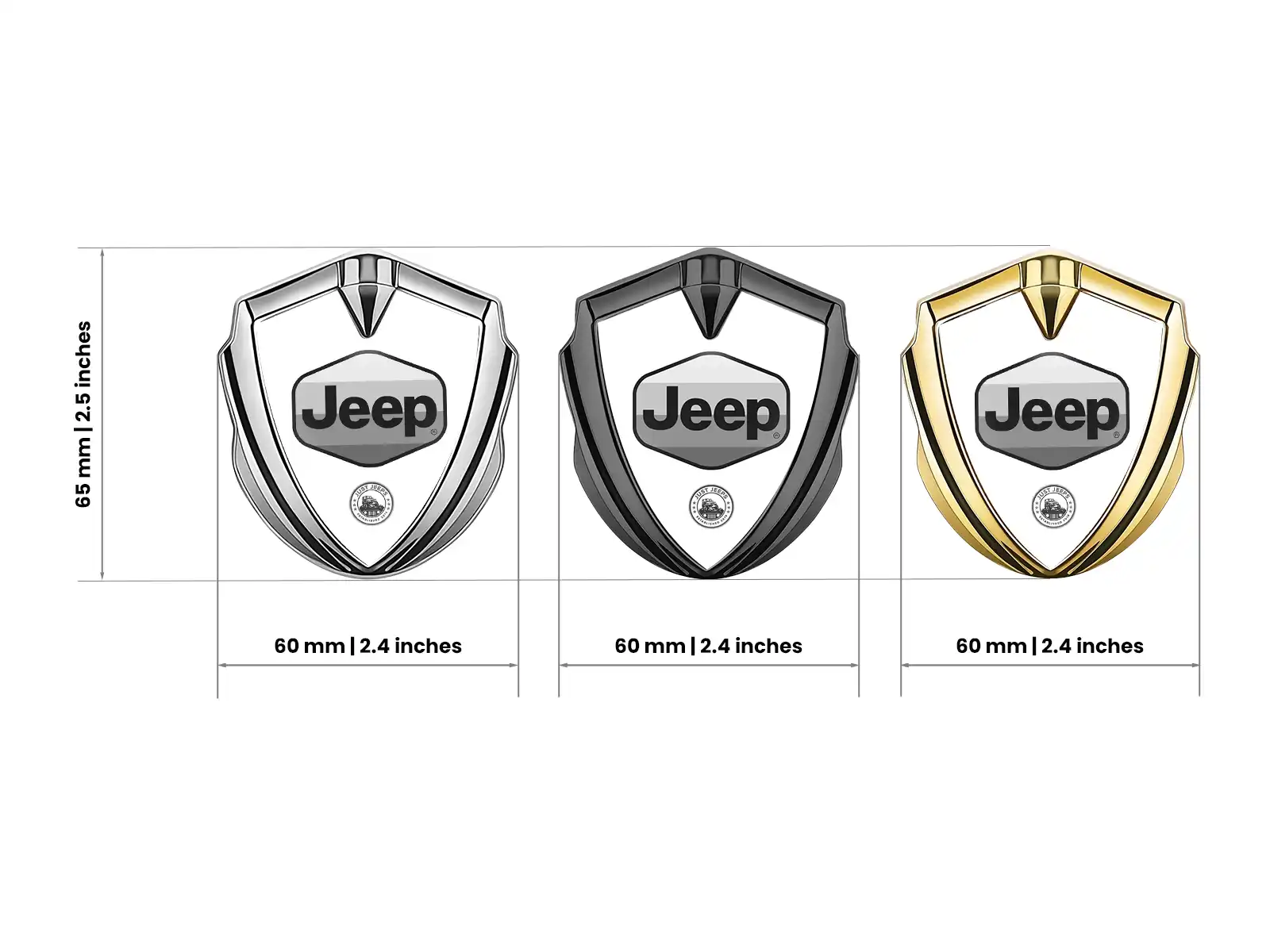 Jeep Emblème Métal Insigne Max Design Solide
